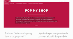 Desktop Screenshot of blog.popmyshop.fr